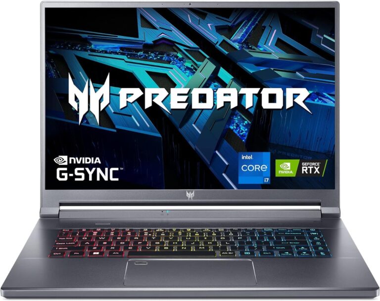 acer Predator Triton 500 SE Gaming Creator Laptop,16″ WQXGA 240Hz G-SYNC, Intel i7-12700H, GeForce RTX 3070Ti, 16GB LPDDR5